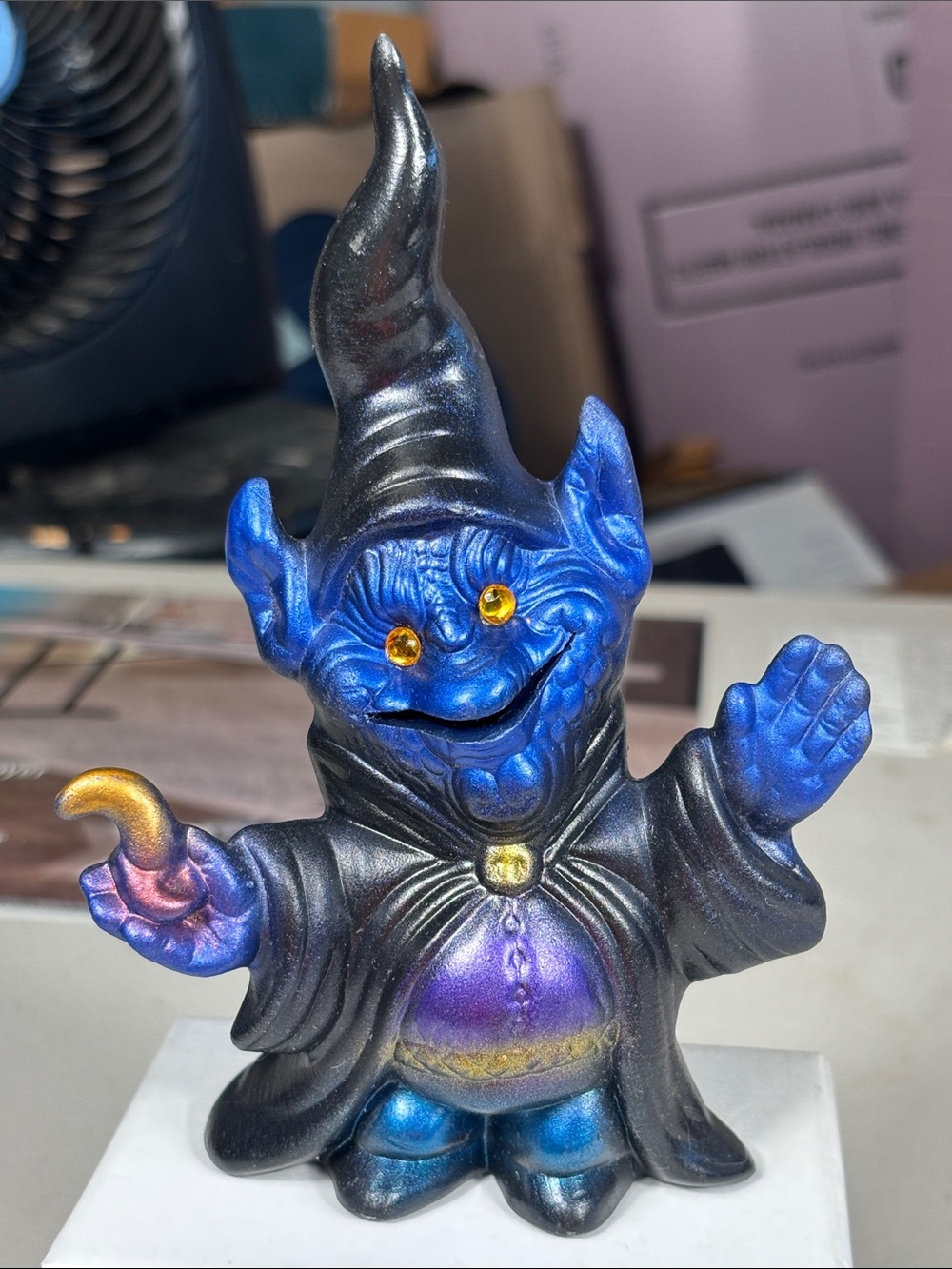 Magitarius x Wonder Goblin Zephron Space Wizard Sofubi Art Toy Figure